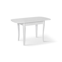 Стіл обідній Даллас (930+300)*670, білий