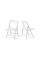 Стілець Пікнік білий