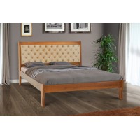 Ліжко Монтана 1600*2000 горіх,(104) беатрис 03