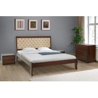 Ліжко Монтана 1600*2000,темн.горіх(116) беатрис 03