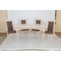 Стіл обідній Соренто (1300+400)*780, беж.---