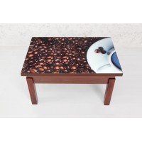 Стіл-трансформер ФЛАЙ, тем.горіх+ск(кофе) tc054---