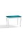 Стіл обідній СМАРТ 1000*600, БУК білий/бірюза---