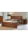 Ліжко Шопен 1200*2000, тем.горіх ( 276 )