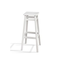 Табурет БАРНИЙ КВАДРАТНИЙ (80 см), білий