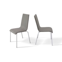 Стілець обідній Келлі зі строчкою, (сірий)---