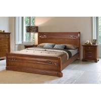 Ліжко Шопен 1400*2000, тем.горіх ( 276 )