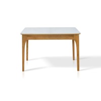 Стіл Фієста (110+350)*70, горіх/білий
