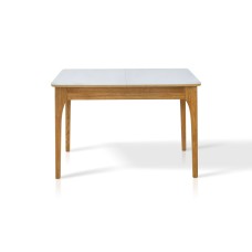 Стіл Фієста (110+350)*70, горіх/білий