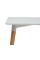 Стіл обідній ВЕЗУВІЙ MDF 120*80, білий