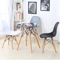 Стіл обідній ЕТНА Glass (D=80cm), скло