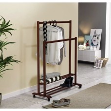 Плечики Спліт напольні подвійні, горіх