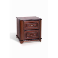 Тумба Феліція, білий+срібна патина