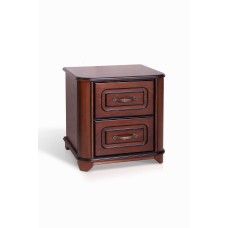 Тумба Феліція, білий+срібна патина