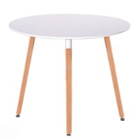 Стіл обідній СІРІУС (Китай) MDF (D=60cm), білий