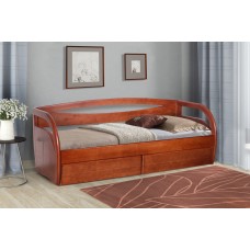 Ліжко Баварія з ящи. 1200*2000, біла