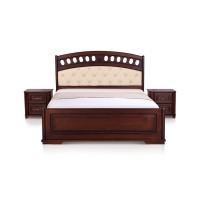 Ліжко Феліція 1800*2000, темн горіх з патиною