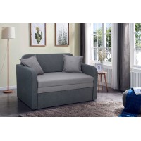 Диван Карлсон 1,1 (Аляска 97/08) сірий/світл-сірий