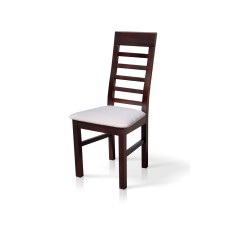 Стілець обідній Лідер т.горіх/Джерси 02---