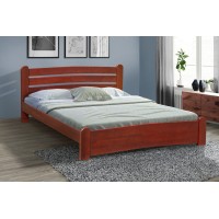 Ліжко Сабріна 1600*2000, вільха/горіх---