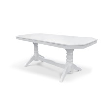Стіл обідній Буковель розкл (160+40)/90, білий