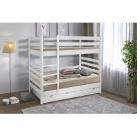 Ліжко Засоня  двоповерхова 800*1900, білий