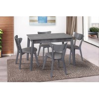 Стіл обідній ПОРТЛЕНД (1130+500)*695, cірий