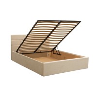 Ліжко Дюна 1600*2000 с п/м Аляска 10 сірий