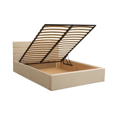 Ліжко Дюна 1600*2000 с п/м Аляска 10 сірий