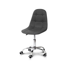 Стілець офісний Марсель, шкірзам сірий