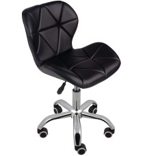 Стілець офісний Роккі, шкірзам чорний