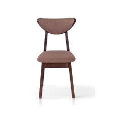 Стілець ОСТІН м'який, білий/сіра тканина