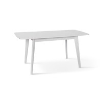 *Стіл Модерн 120(160)*75, білий/білий