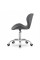 Стілець офісний Роккі, шкірзам сірий