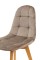 Стілець ІРИС, велюр пісочний