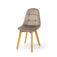 Стілець ІРИС, велюр пісочний