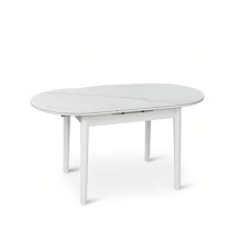 Стіл Тітан XS-1309, 110/140*75, білий/керам мрамор