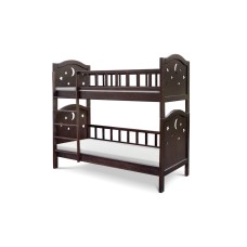 Ліжко Тоскана двух'ярусна 800*1900 горіх