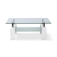 Стіл журнальний Кватро XS-3021, білий