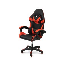 Крісло геймерське Слім, чорний/червоний