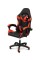 Крісло геймерське Слім, чорний/червоний