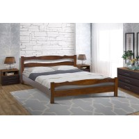 Ліжко Венера 1200*2000, вільха/темний горіх