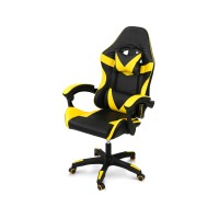 Крісло геймерське Слім, чорний/жовтий