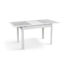 Стіл обідній Делі (1150+390)*740, білий