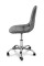 Стілець офісний Марсель, велюр сірий