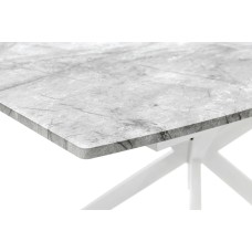 Стіл Річард 140(+40)*85 чорний метал/базальт