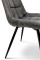 Стілець Крокус чорний / мікрофібра сірий кварц