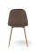 Стілець Марс термо/велюр брауні, Bluvel-38