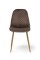 Стілець Марс термо/велюр брауні, Bluvel-38