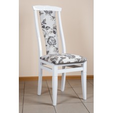 Стілець обідній Чумак-2, білий/Роза